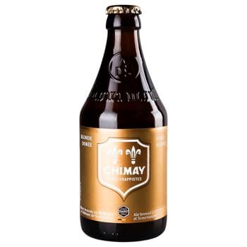 Пиво Chimay Gold світле 4,8% 0,33л - купити, ціни на - фото 1