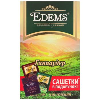 Чай Эдемс Ганпаудер 100г - купить, цены на Торба - фото 1