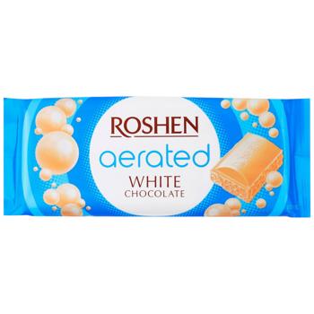 Шоколад білий Roshen пористий 80г - купити, ціни на Чудо Маркет - фото 1