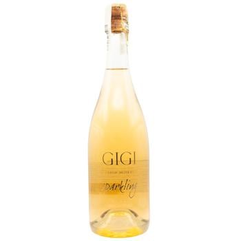 Вино игристое Gigi Brut Nature белое брют 11-14% 0,75л