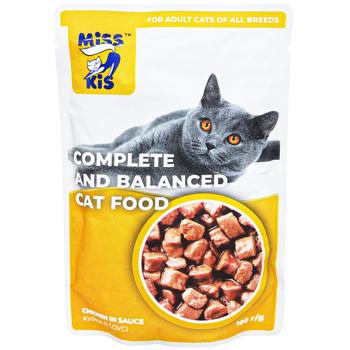 Miss Kis Chicken in Sauce Wet Food for Adult Cats 100g