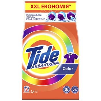 Tide Color Aqua Powder Washing Powder 5.4 kg - buy, prices for Supermarket "Kharkiv" - photo 3