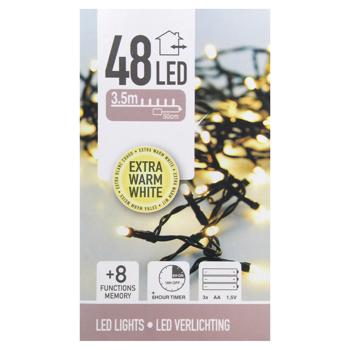 Koopman Outdoor Warm White Electric Garland 3хАА 4.1m - buy, prices for - photo 2