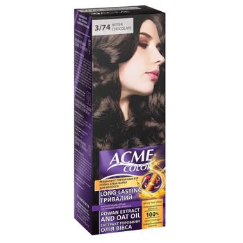 Acme Color Cream-dye for Hair Exp dark chocolate 3/74 50ml - buy, prices for - photo 1