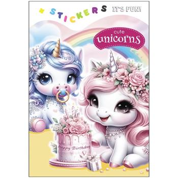 Colouring Book with Stickers on Clip in assortment - buy, prices for - photo 2