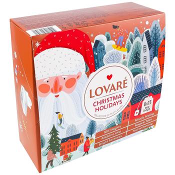 Lovare Christmas Holidays Tea Collection 6 Varieties x 15pcs - buy, prices for ULTRAMARKET - photo 3