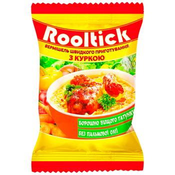 Вермишель Rooltick со вкусом курицы неострая 55г - купить, цены на Торба - фото 1