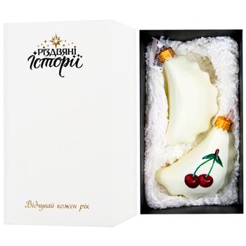 Прикраса ялинкова Різдвяні Історії Набір на 2 вареника Вишня - купити, ціни на WINETIME - фото 1