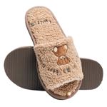 Twins HS-LUX Bear Women's Slippers with Embroidery s.38-39 Brown