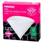 Фільтри Hario V60 01 40шт Box натуральні