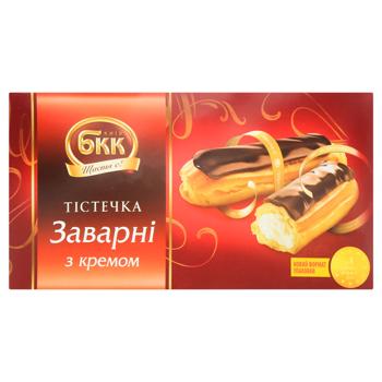 Тістечка БКК Заварні з кремом 360г - купити, ціни на NOVUS - фото 2