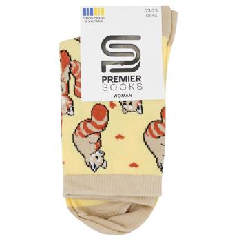 Носки женские Premier Socks Звери классические р.23-25 - купить, цены на - фото 3