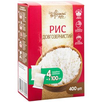 Ukrainska Zirka Long Grain Rice 400g - buy, prices for COSMOS - photo 2
