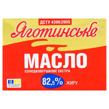 Масло Яготинське Екстра солодковершкове 82,5% 180г - купити, ціни на Auchan - фото 3