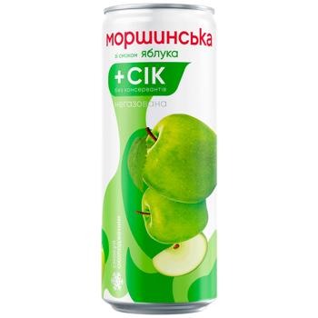 Напій негазований Моршинська Яблуко 0,33л - купити, ціни на КОСМОС - фото 1
