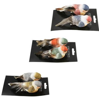 Koopman Birds on Clothespin Decorative Figurines 155х40х45mm 2pcs - buy, prices for NOVUS - photo 1