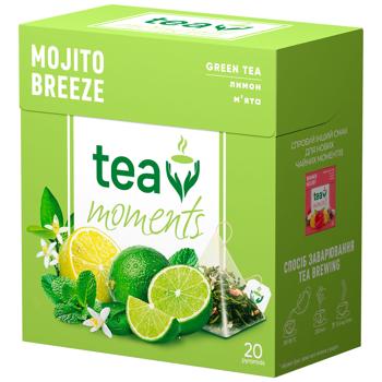 Tea Moments Mojito Breeze Green Tea 1.7g*20pcs - buy, prices for Chudo Market - photo 1