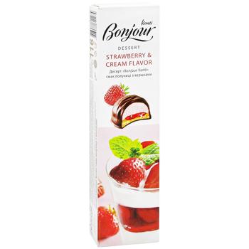 Десерт Konti Bonjour з полуницею та вершками 116г - купити, ціни на - фото 3