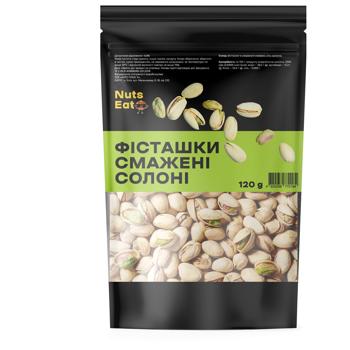 Фісташки смажені солоні 120г ТМ Nuts Eat - купити, ціни на Епіцентр FOOD - фото 1