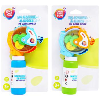 One Two Fun Bubble Machine for Soap Bubbles - buy, prices for Auchan - photo 1