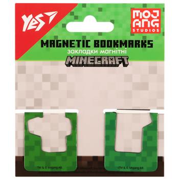 Закладки магнитные Yes Minecraft высечка 2шт - купить, цены на NOVUS - фото 2