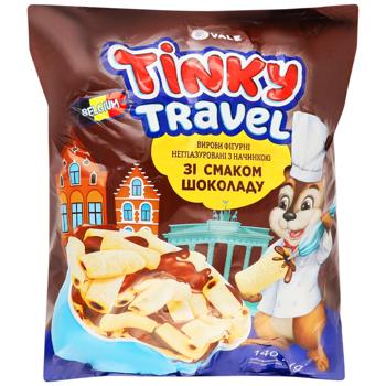 Кукурудзяні палички Vale Tinky Travel зі смаком шоколаду 140г - купити, ціни на Епіцентр FOOD - фото 1