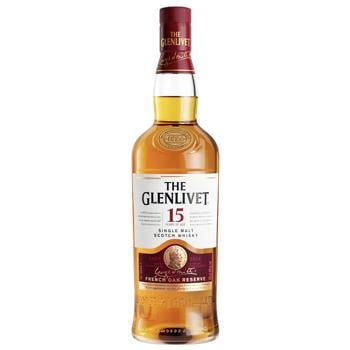 Віскі The Glenlivet 15 років 40% 0,7л