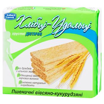 Хлібці Удальці пшенично вівсяно-кукурудзяні 100г