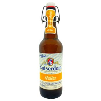 Пиво Kaiserdom 0,5 л скл. Helles 4,8% И229 - купить, цены на КОСМОС - фото 1