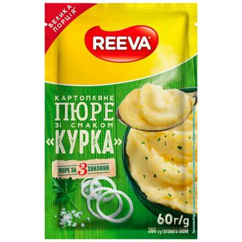 Пюре картофельное Reeva со вкусом курицы 60г