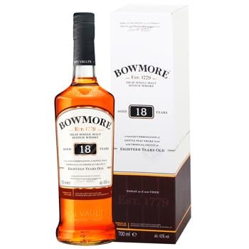 Bowmore 18yo Whisky 43% 0.7l - buy, prices for WINETIME - photo 2