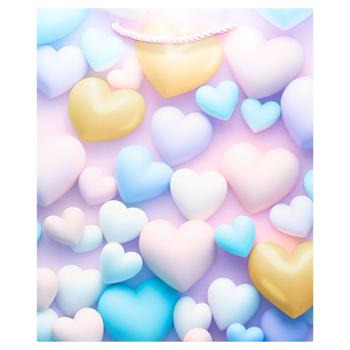 Zed Hearts Gift Bag 26x32x10cm - buy, prices for EKO Market - photo 5