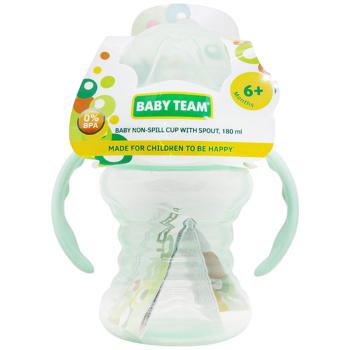 Поильник-непроливайка Baby Team со спраутом 180мл в ассортименте - купить, цены на Auchan - фото 2