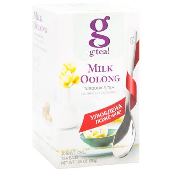 G'tea! Milk Oolong Turquoise Tea 1.5g*20pcs - buy, prices for COSMOS - photo 2