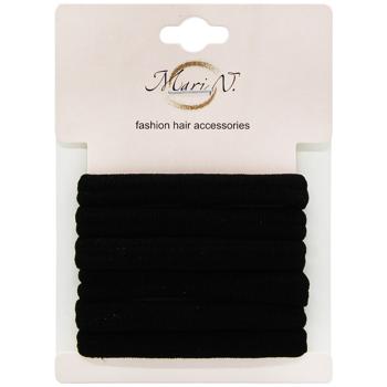 Mari N. Classic Black Hair Band 6pcs