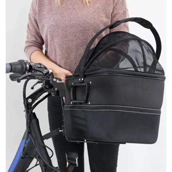 Trixie Basket for Bicycle Handlebar корзина на велосипед для собак 41x47x29 см - чорний - купити, ціни на MasterZoo - фото 7
