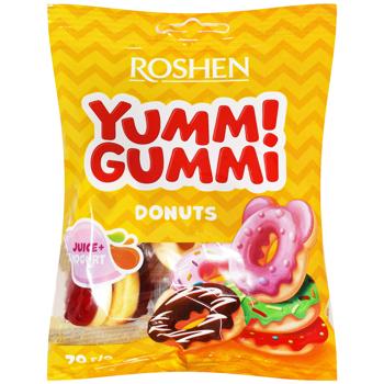 Цукерки желейні Roshen Yummi Gummi Donuts 70г - купити, ціни на КОСМОС - фото 1