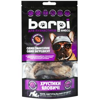 Лакомство для собак Barpi Хрустики говяжьи 100г - купить, цены на MasterZoo - фото 1