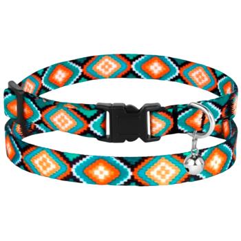 Нашийник для котів Barksi Urban нейлоновий XS 18-28см/10мм з принтом ромби - купити, ціни на MasterZoo - фото 5