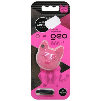 Aroma Car Geo Cat Super Cherry Air Freshener