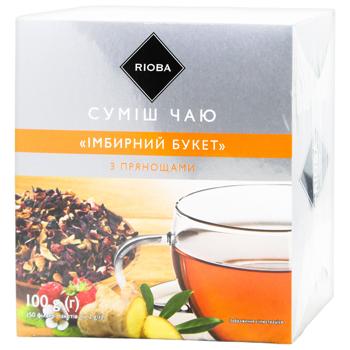 Чай плодово-ягодный и цветочный Rioba Имбирный букет 2г*50шт