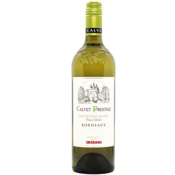 Вино Calvet Prestige Bordeaux Sauvignon Blanc біле сухе 12% 0,75л