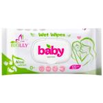 Салфетки влажные Biolly Baby алоэ 120шт