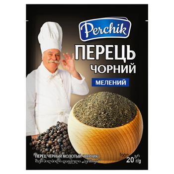 Перец черный Perchik молотый 20г - купить, цены на Чудо Маркет - фото 1