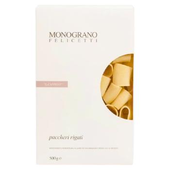 Макаронні вироби Паккері Рігаті з пшениці Капеллі Monograno 500г, Felicetti (Італія) - купити, ціни на Grono - фото 1