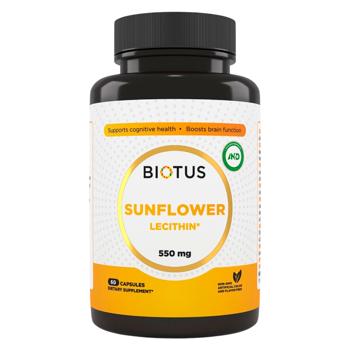 Biotus Sunflower Lecithin Sunflower Lecithin 550mg 60 capsules - buy, prices for Biotus - photo 1