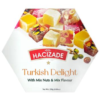 Hacizade Turkish Delight with Mixed Nuts 250g - buy, prices for COSMOS - photo 1