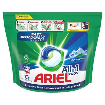 Капсулы для стирки Ariel Pods All-in-1 Горный источник 44шт - купить, цены на - фото 3