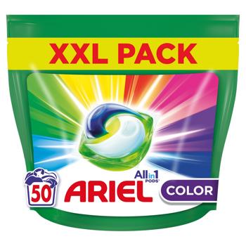 Капсулы для стирки Ariel Pods All-in-1 Color 50*19,7г - купить, цены на МегаМаркет - фото 2