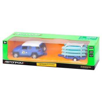 Avtoprom Toyota FJ Car Toy with Trailer 43007TR - buy, prices for MegaMarket - photo 1